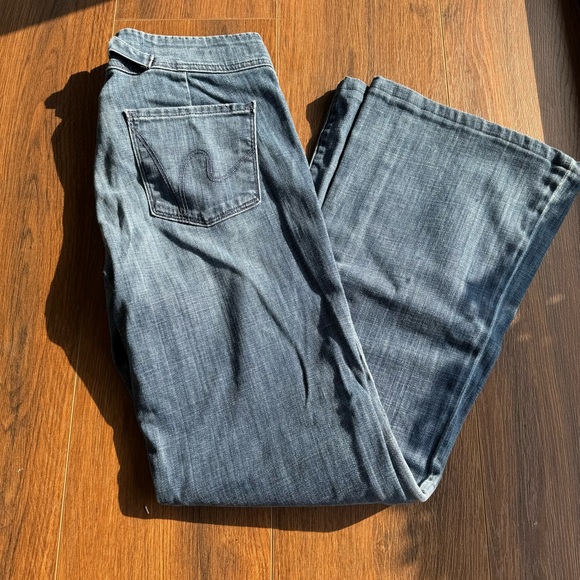 Citizens of Humanity Darlington Wide Leg Jeans Medium Dark Wash 29 - Picture 16 of 16